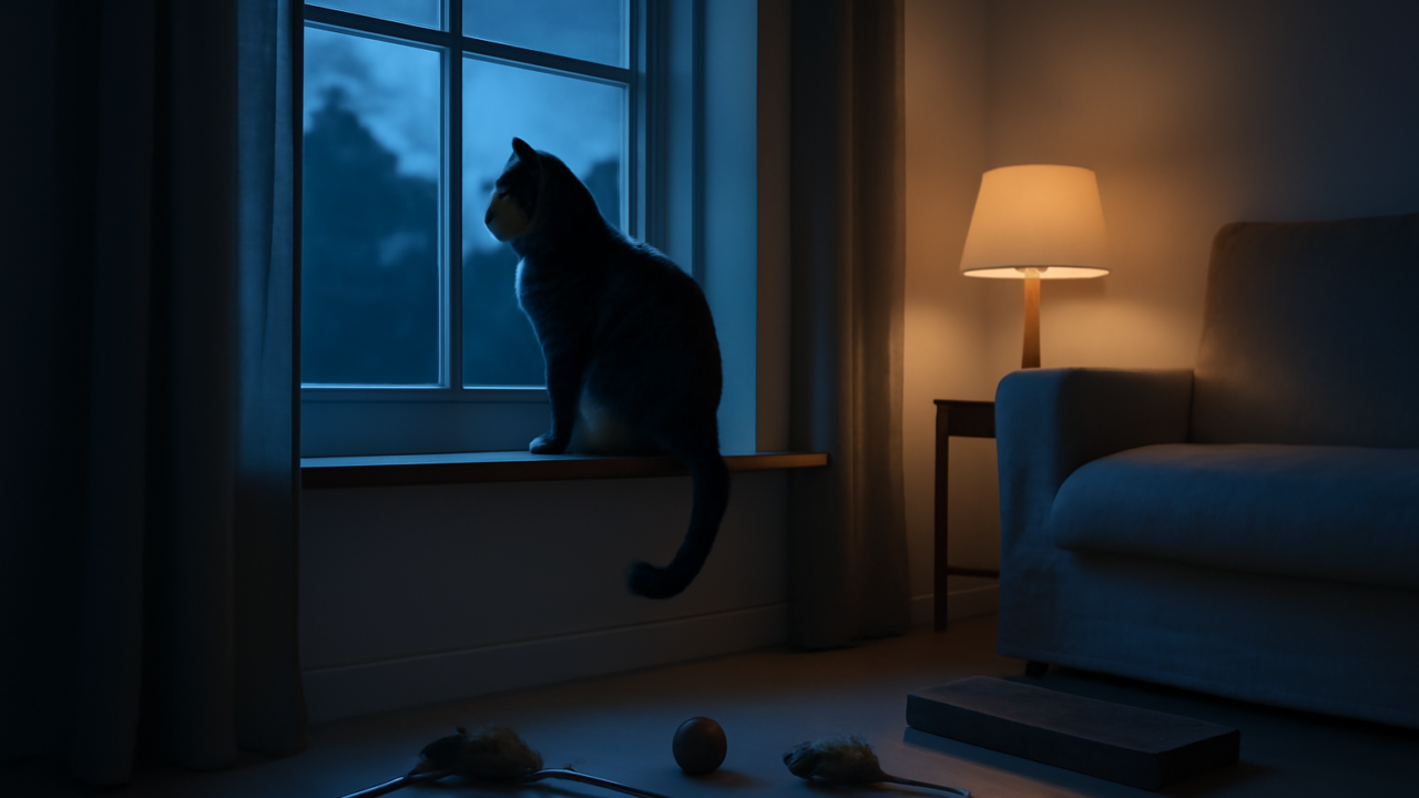 Hvorfor bliver katten vild om natten – og hvad hjælper?