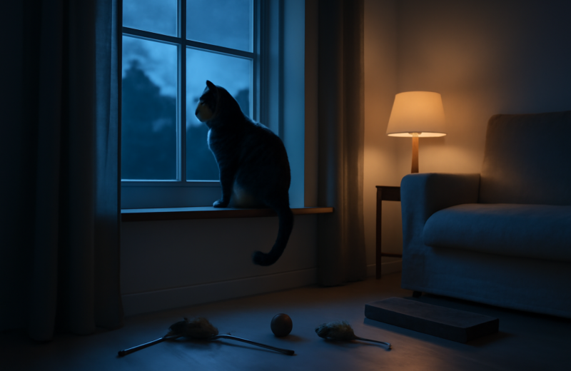 Hvorfor bliver katten vild om natten – og hvad hjælper?